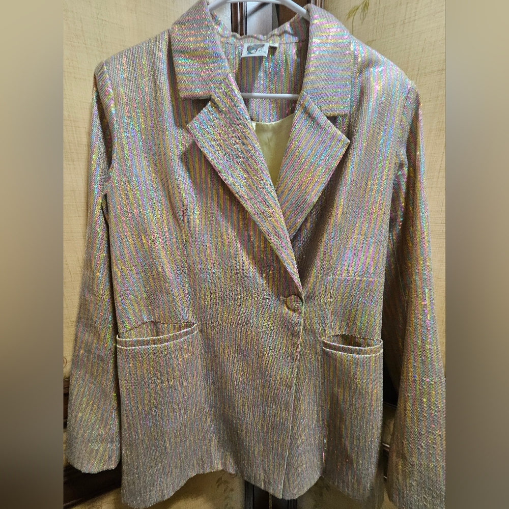 Queen of Sparkles Blazer Size Large